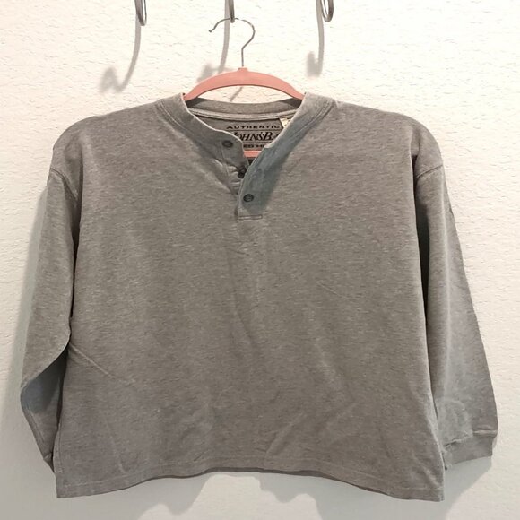 St. John’s Bay long sleeve henley shirt - Picture 3 of 4